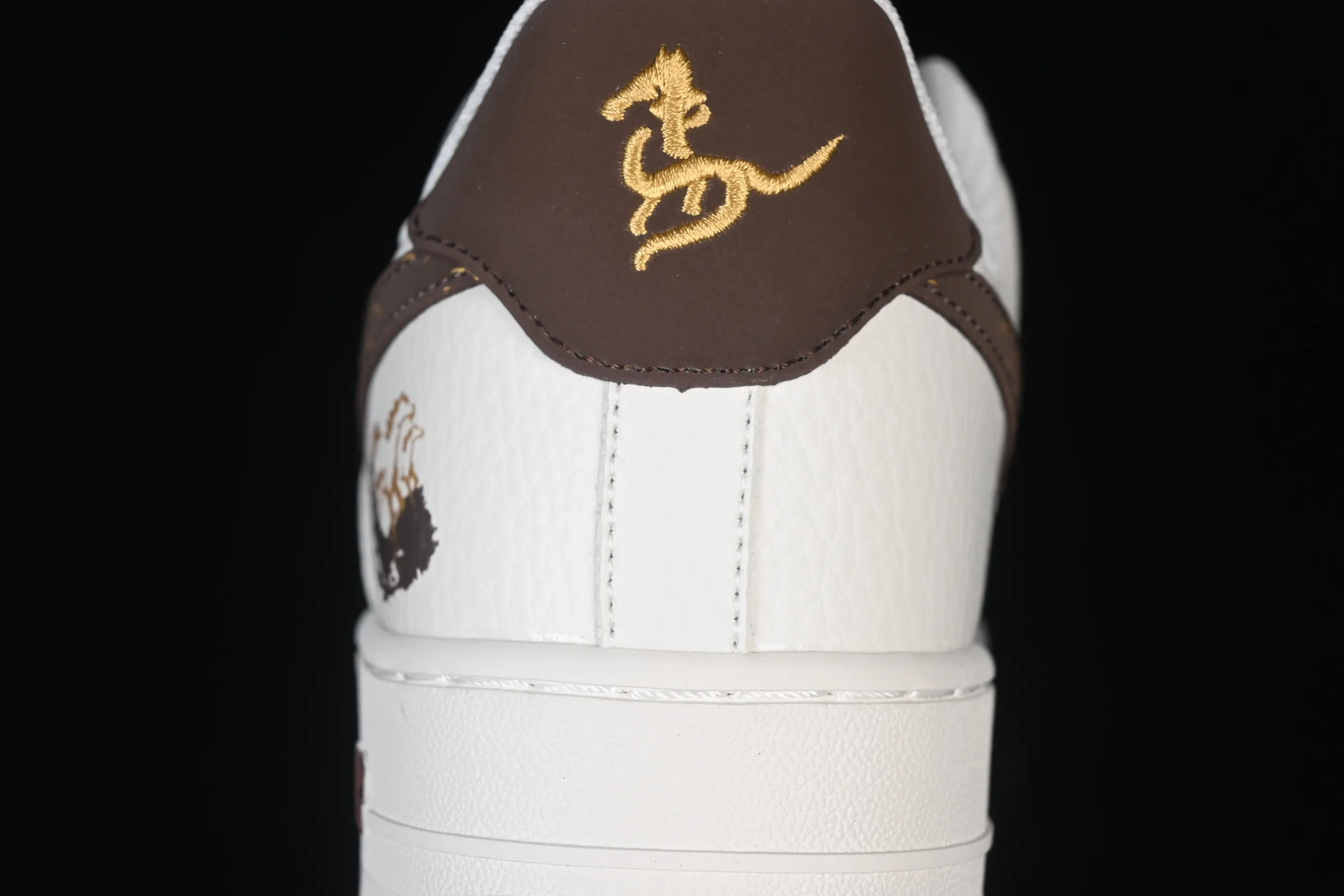 All categories Nk Air Force 1 Air Force series Nk Air Force 1 Low Air Force low-top Nike Air Force 1'07 Low Year of the Horse joint beige brown gold Air Force 1 low-top casual sneakers FQ7637-001